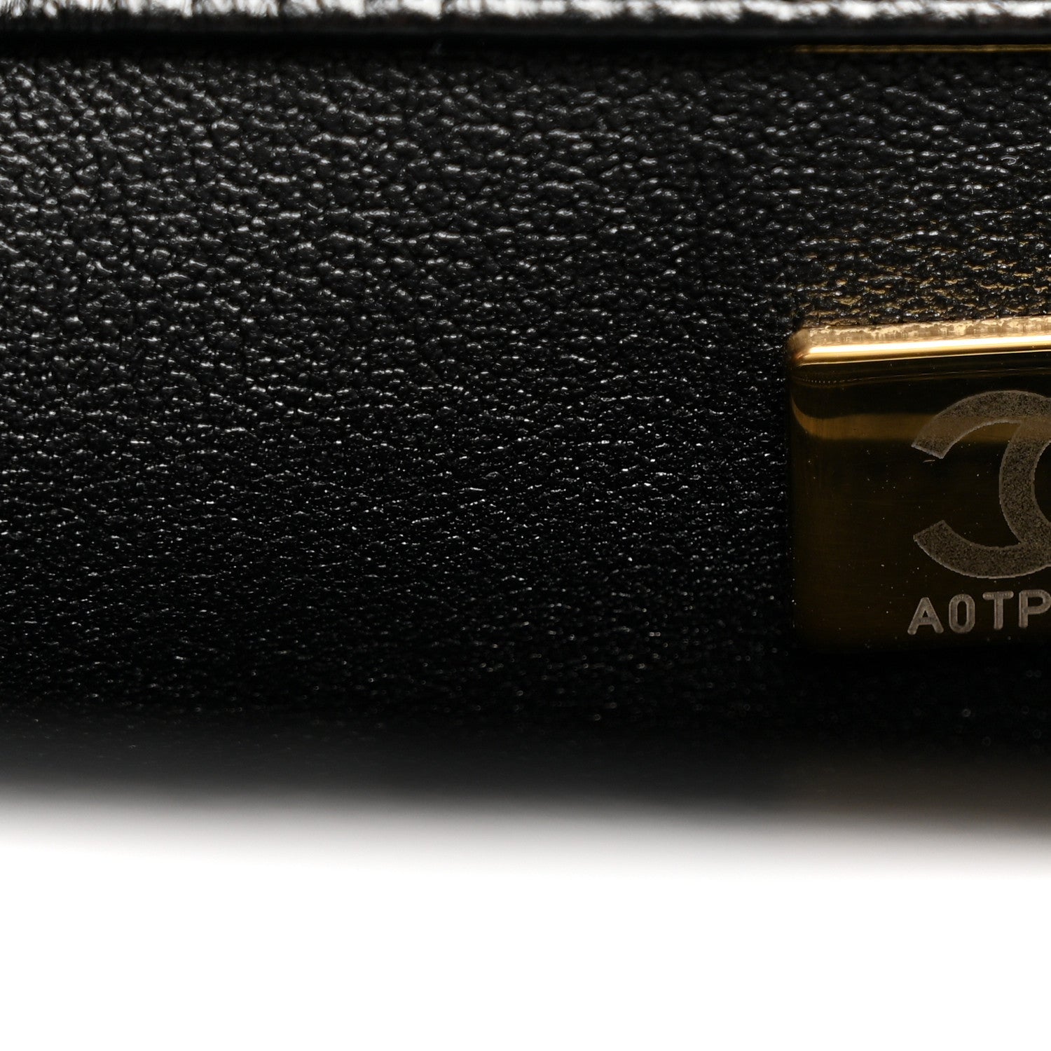 Chanel Shiny Lambskin Quilted Twisted Links Top Handle Flap Black 7 of 11