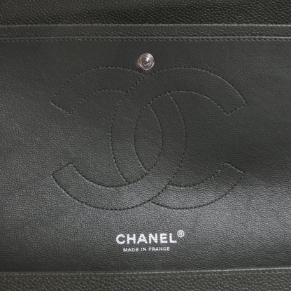 Chanel Caviar Jumbo Double Flap Dark Green 6 of 8