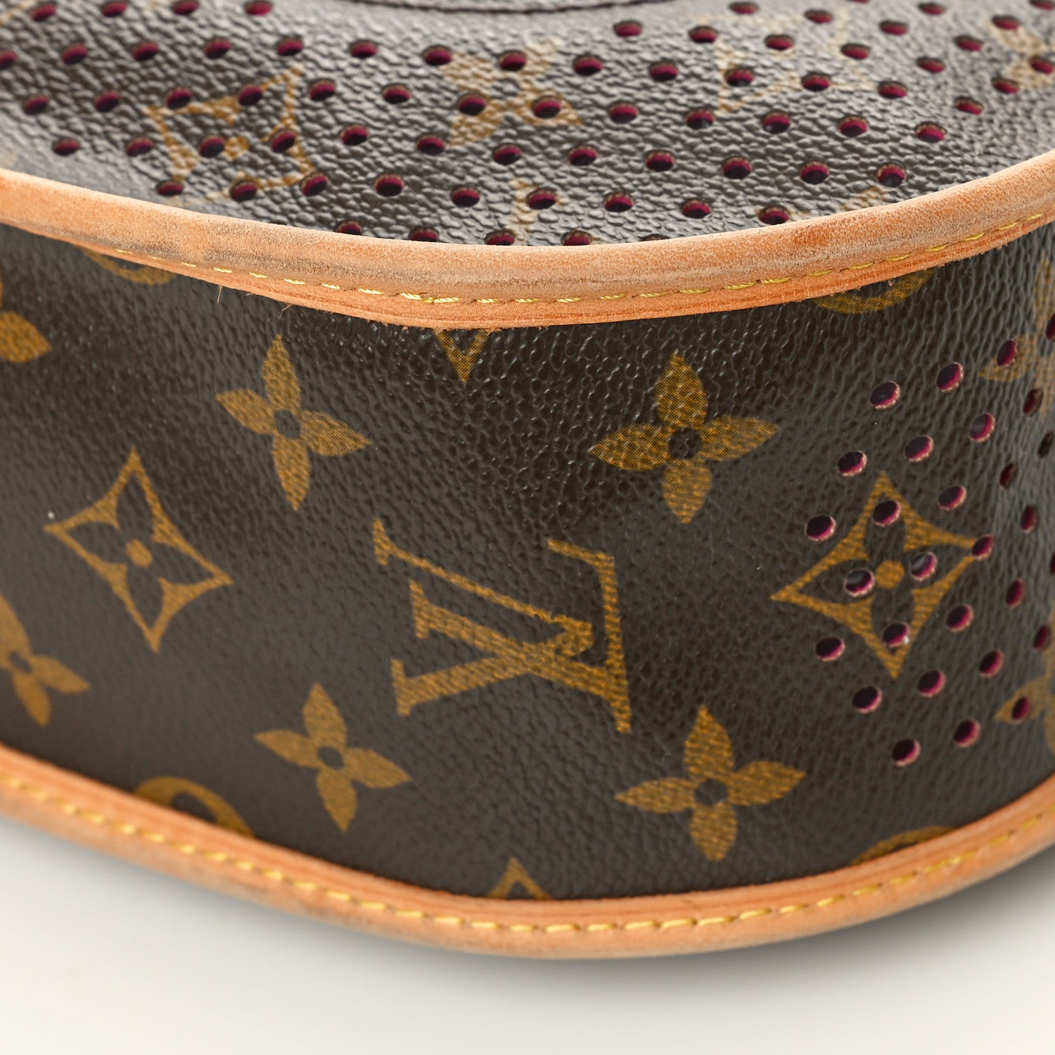 Louis Vuitton Monogram Perforated Musette Fuchisa 9 of 9
