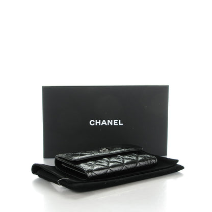 Chanel Glazed Calfskin Quilted Small Reissue Flap Wallet Black 4 of 8
