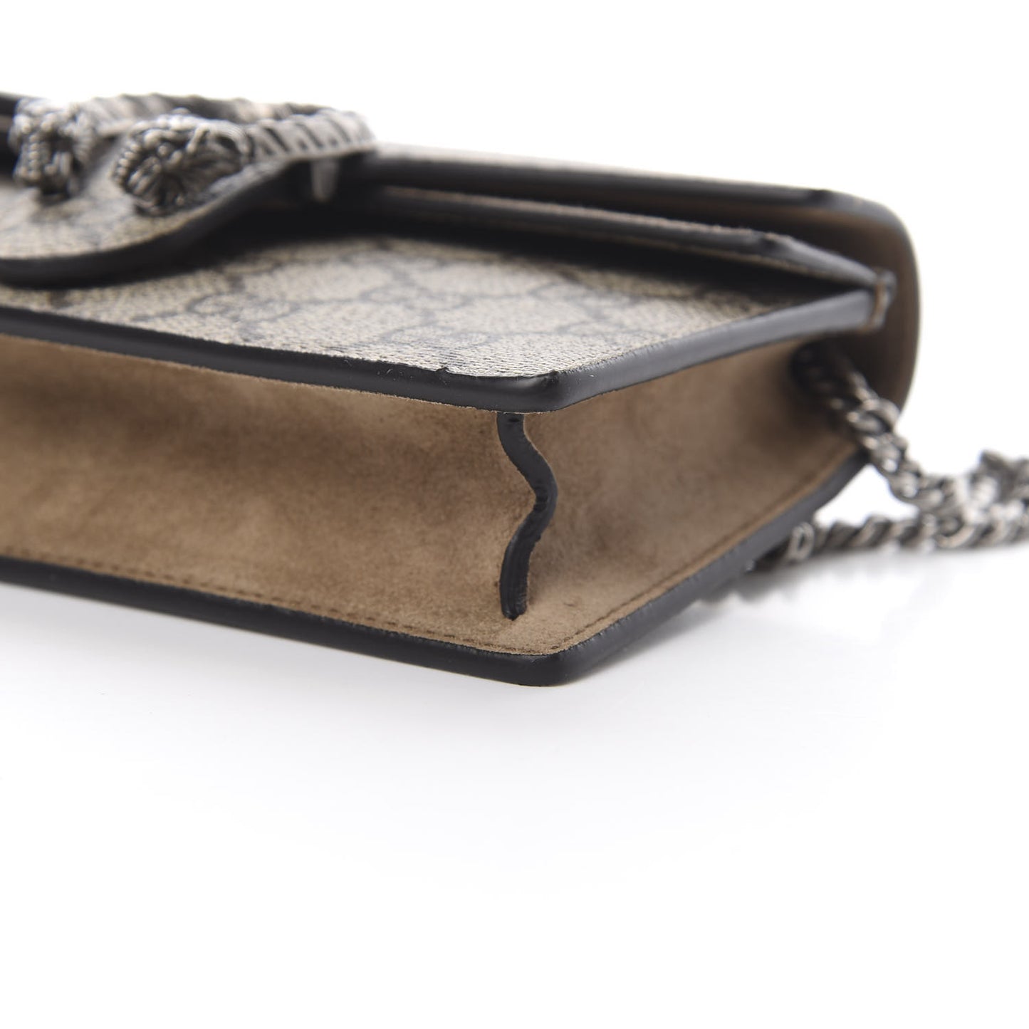 GG Supreme Monogram Super Mini Dionysus Shoulder Bag Taupe