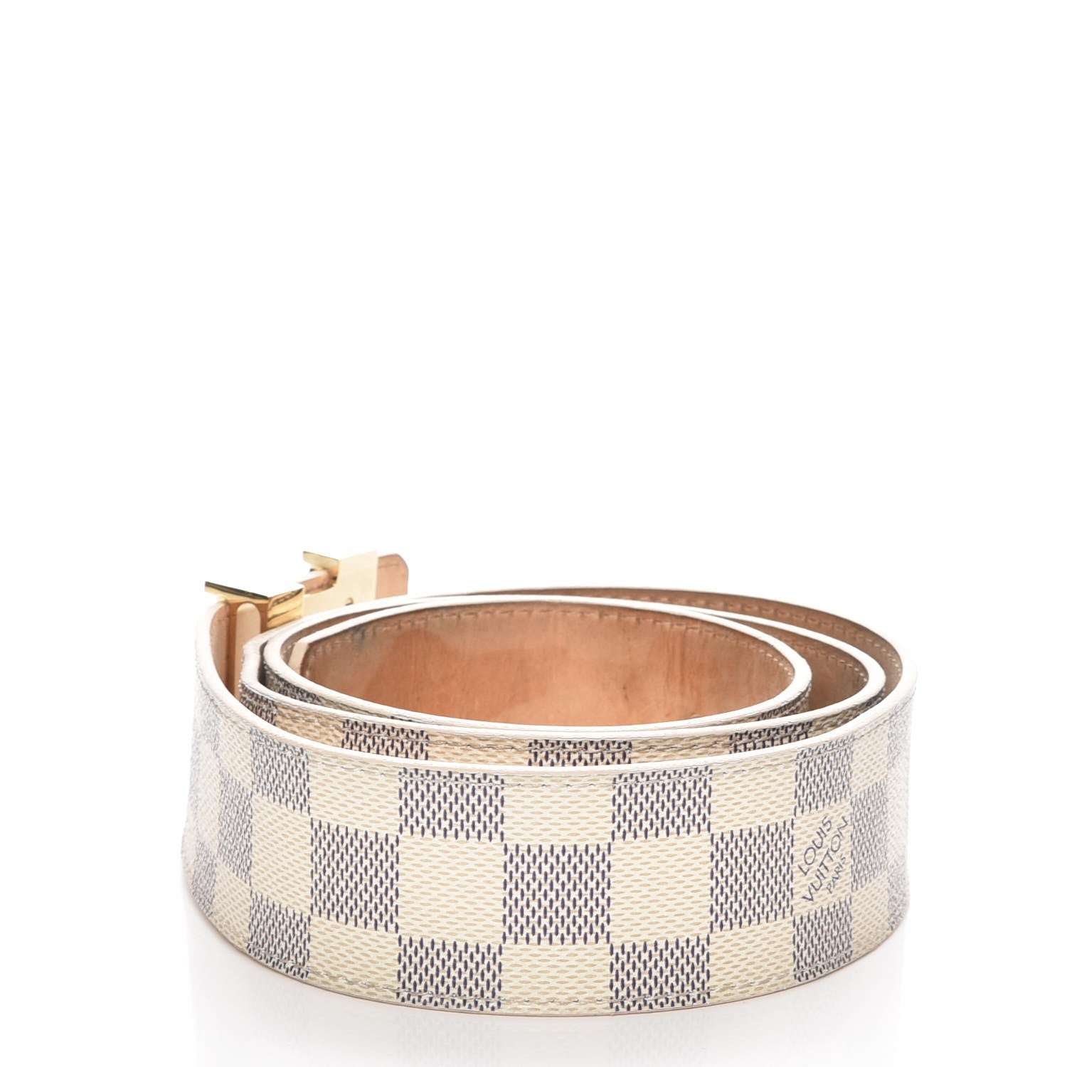 Louis Vuitton Damier Azur LV Initiales Belt 95 38 3 of 8