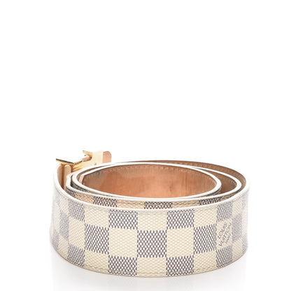 Louis Vuitton Damier Azur LV Initiales Belt 95 38 3 of 8