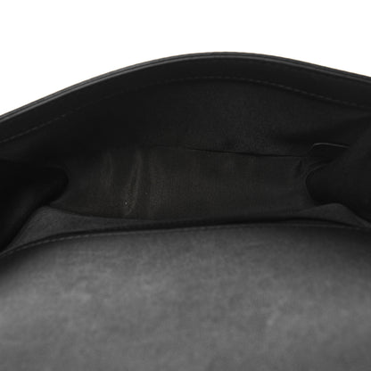 Chanel Calfskin Quilted Medium Boy Top Handle Flap Black 5 of 10