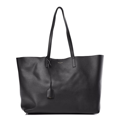 Saint Laurent Calfskin Large Shopping Tote Black 3 of 17