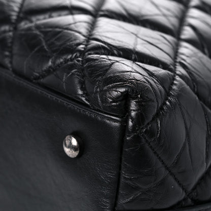 Chanel Aged Calfskin Small Bowling Bag Black 9 of 11