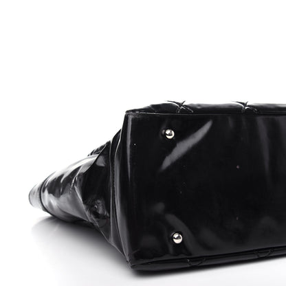 Chanel Vinyl Quilted Large Paris Biarritz Tote Black 8 of 12