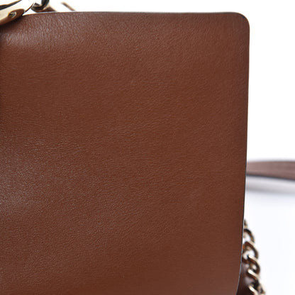 Chloe Suede Calfskin Small Faye Shoulder Bag Tobacco 7 of 14