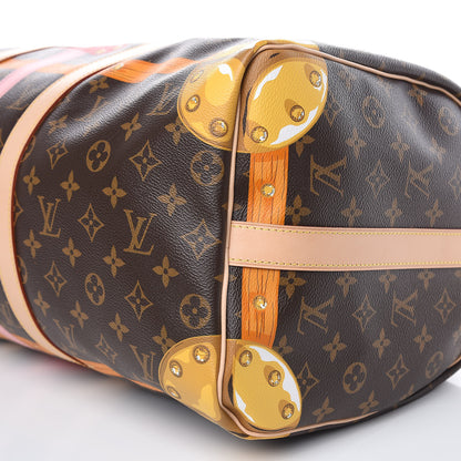 Louis Vuitton Monogram Summer Trunks Keepall Bandouliere 50 9 of 10