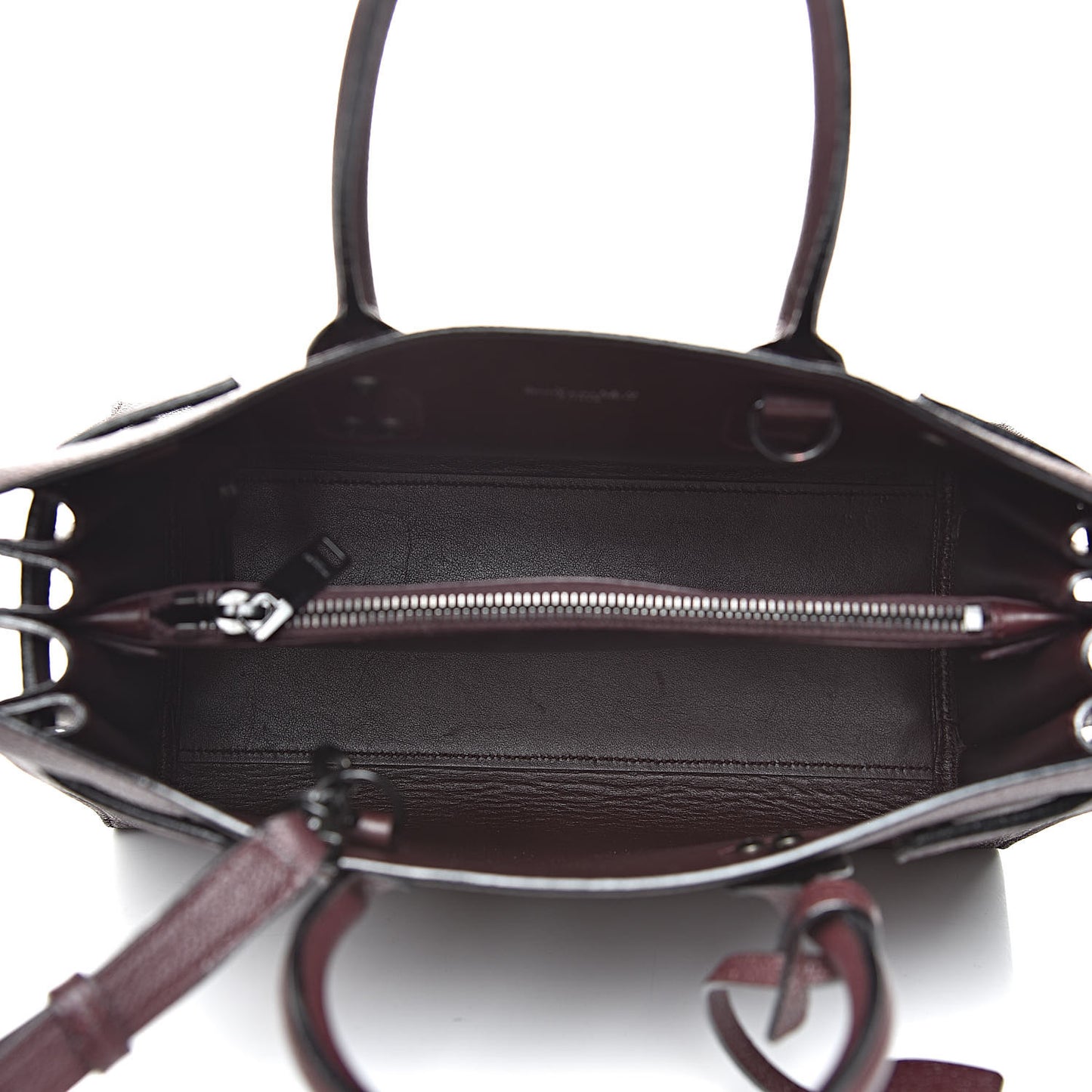 Grained Calfskin Baby Sac De Jour Amaranto