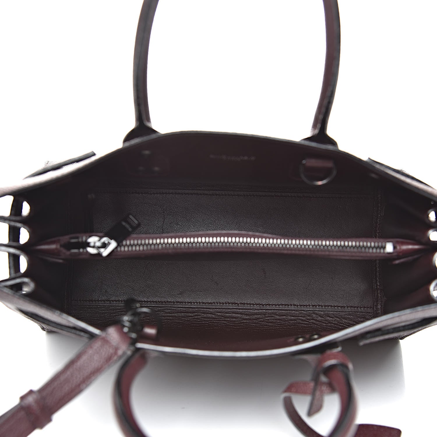 Saint Laurent Grained Calfskin Baby Sac De Jour Amaranto 5 of 14