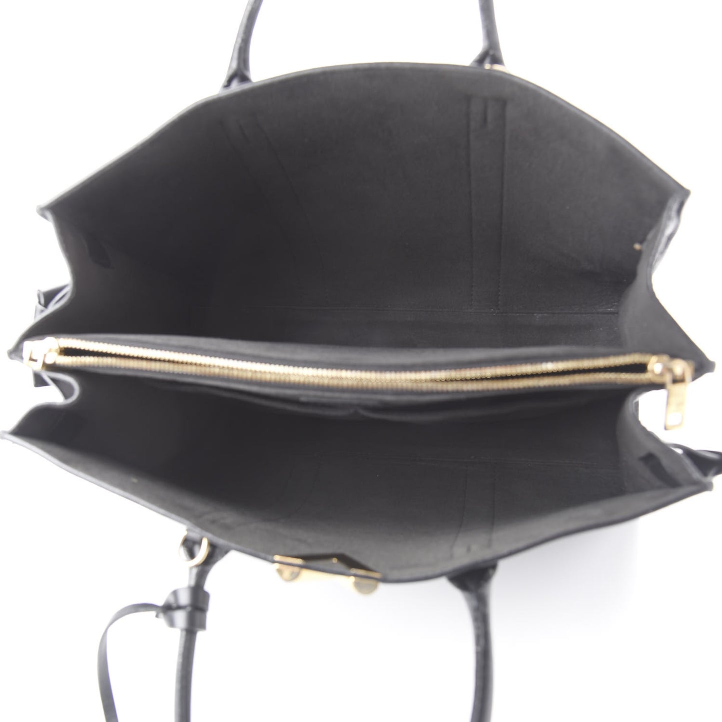 Monogram Cuir Plume Very Tote GM Black