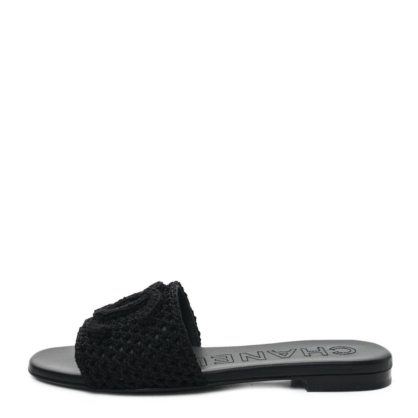 Crochet CC Mules Sandals 39 Black