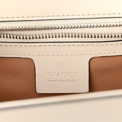 Gucci Calfskin Snakeskin Small Lilith Top Handle Bag White 6 of 8