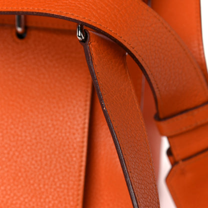 Hermes Taurillon Clemence Jypsiere 34 Orange 33 of 37