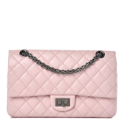 Chanel Lambskin Quilted 2.55 Reissue 225 Flap Pink 1 of 9