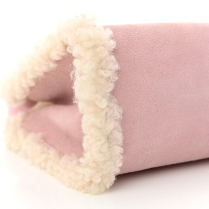 Telfar X UGG Suede Shearling Small Shopping Bag Pink 8 of 10