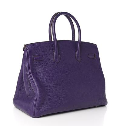 Hermes Togo Birkin 35 Iris 3 of 32