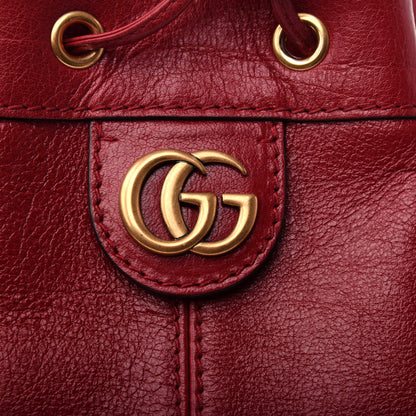 Gucci Piuma Lux Energy Medium Re(Belle) Convertible Bucket Bag Hibiscus Red 7 of 9