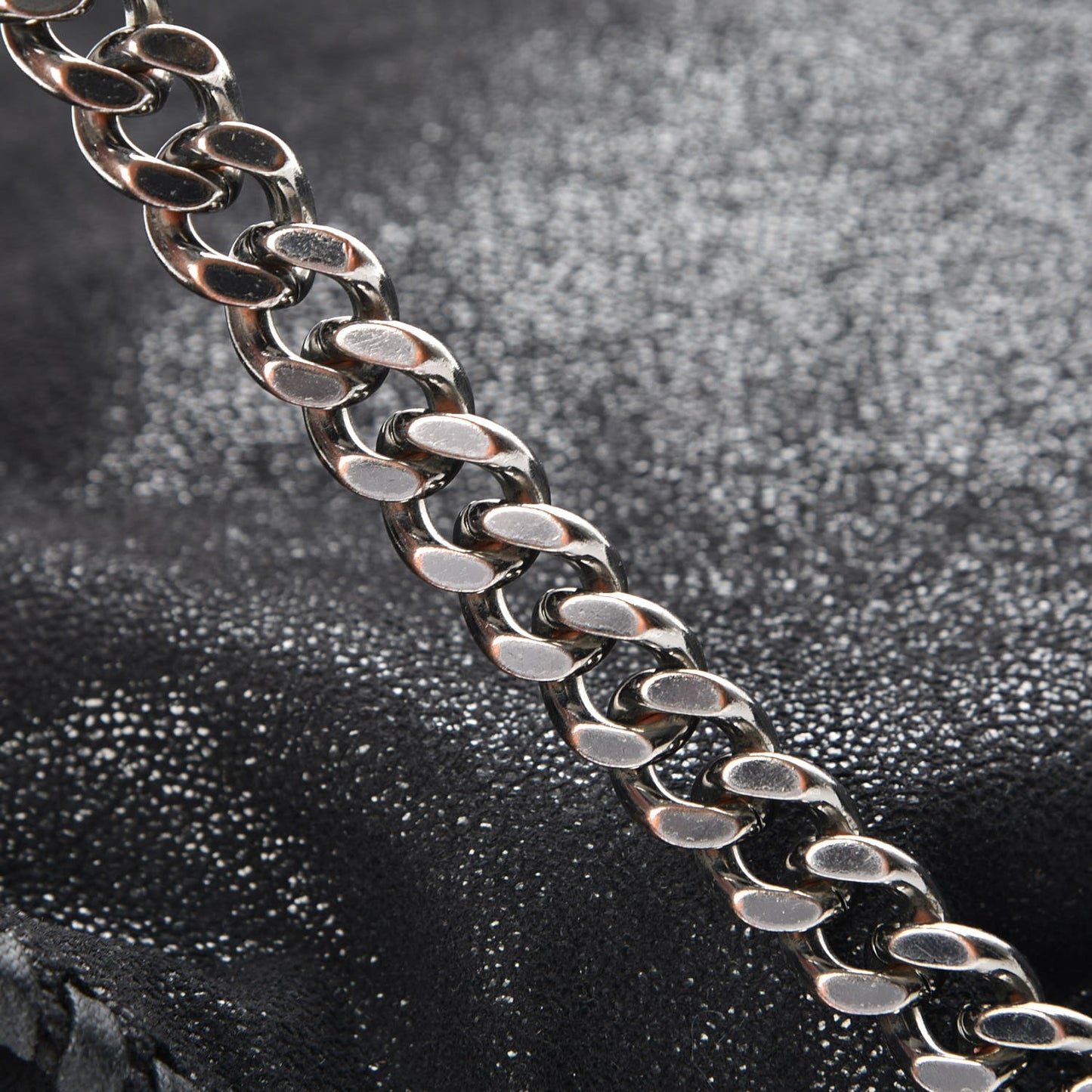 Shaggy Deer Falabella Fold Over Tote Black