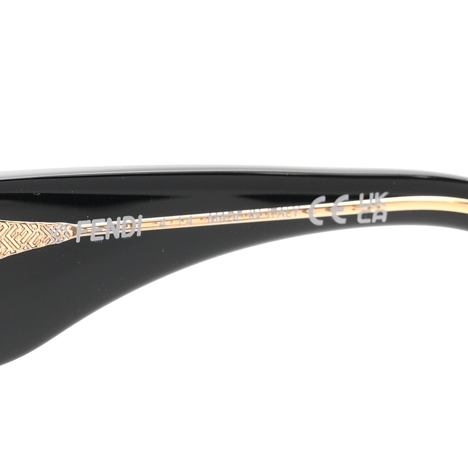 Fendi Acetate Fendi Roma Sunglasses FE40137I Black 5 of 9