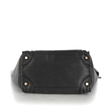 Celine Smooth Calfskin Mini Luggage Black 5 of 8