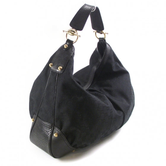 Monogram Large Jockey Hobo Black