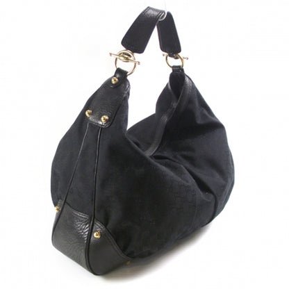 Gucci Monogram Large Jockey Hobo Black 3 of 11