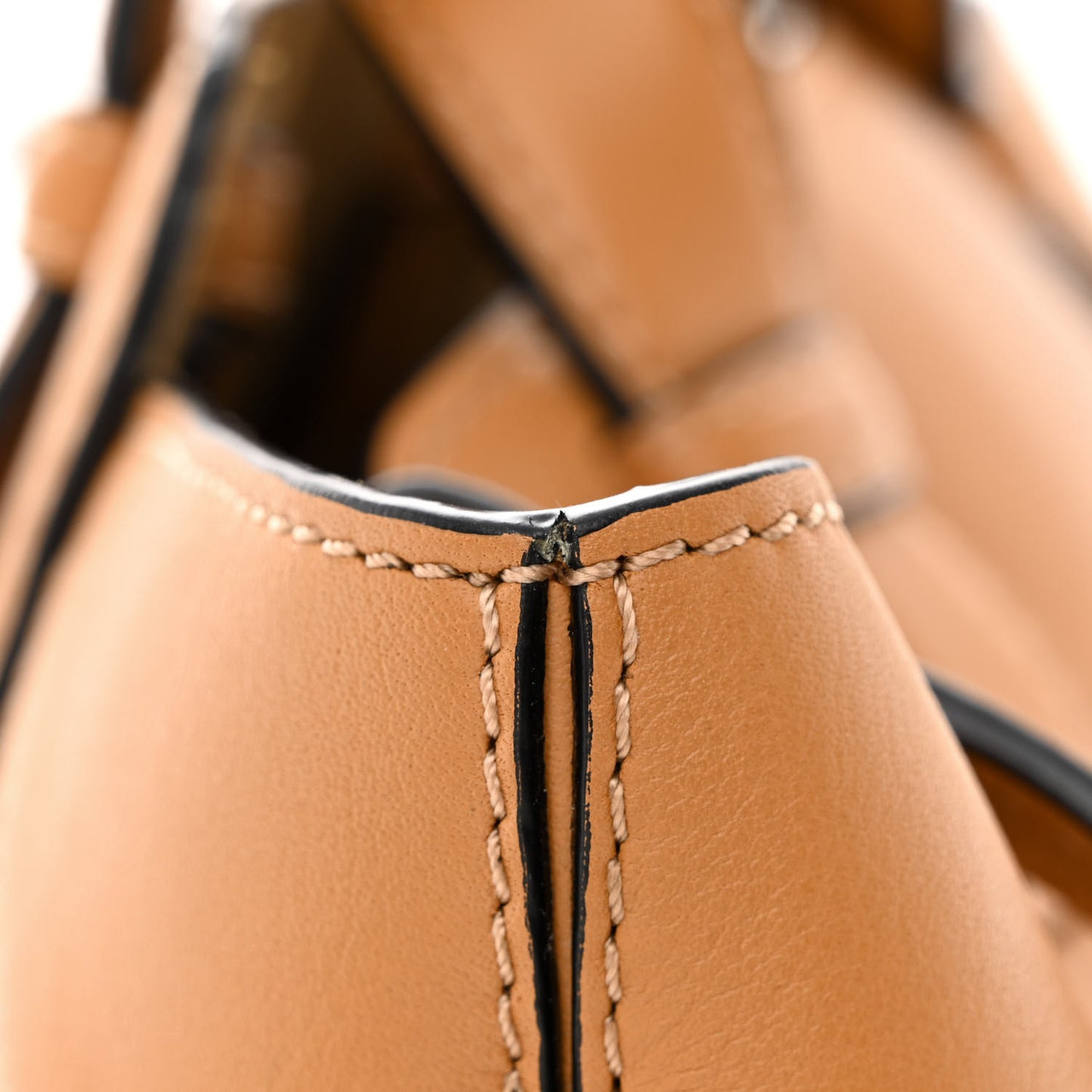 Calfskin Small Hammock Nugget Shoulder Bag Light Caramel