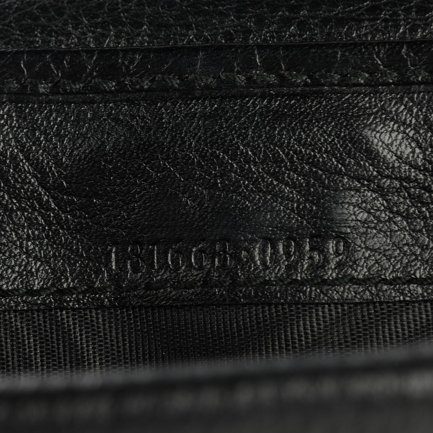 Guccissima Ladies Web Long Wallet Black