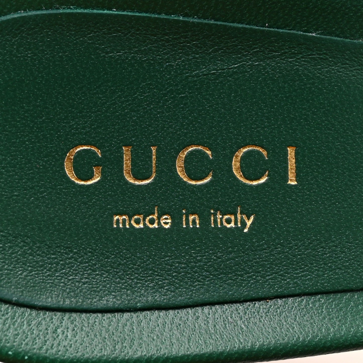 Nappa Matelasse GG Marmont 75mm Slide Sandals 36 Emerald