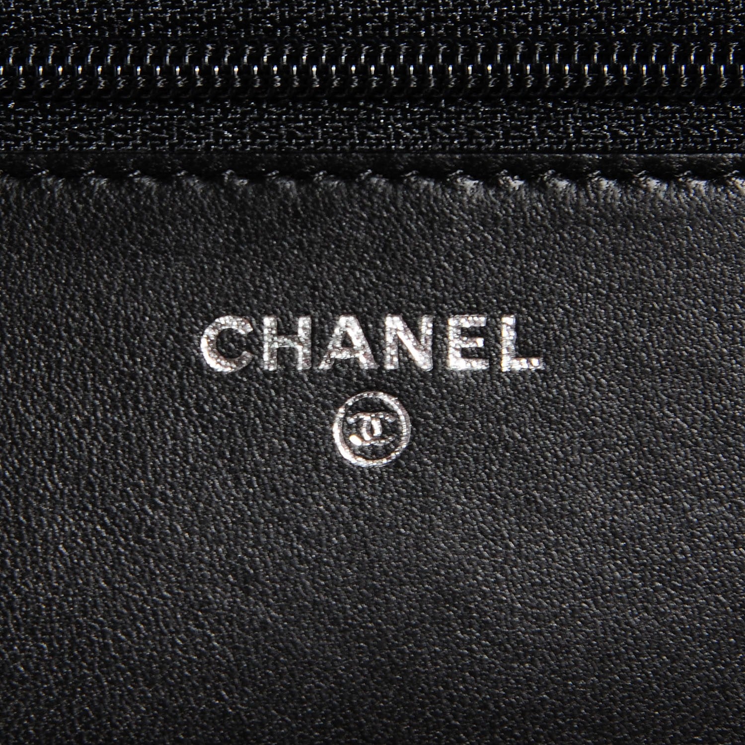 Chanel Lambskin Quilted Boy Wallet On Chain WOC Black 6 of 8