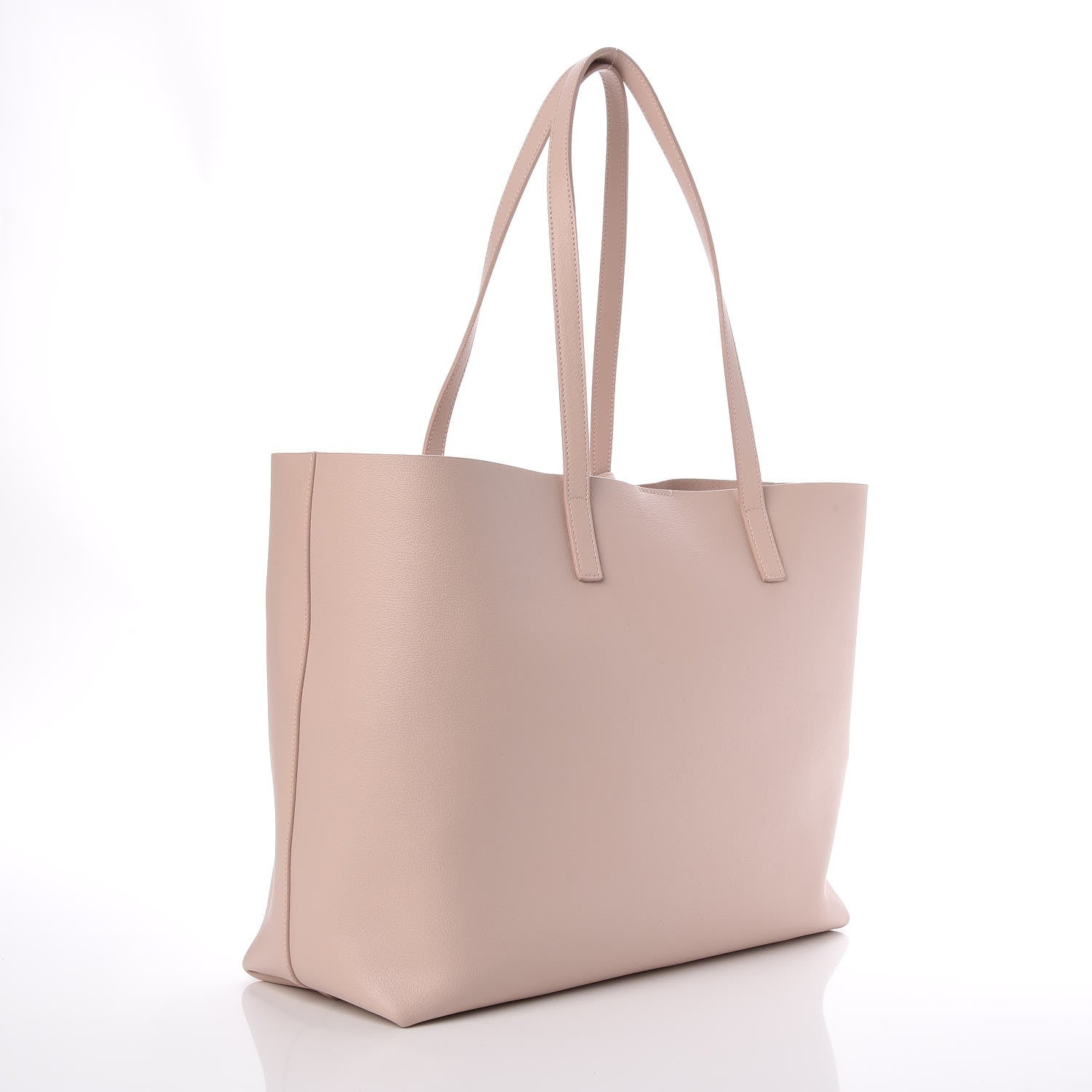 Saint Laurent Calfskin Large Shopping Tote Pale Blush 4 of 8