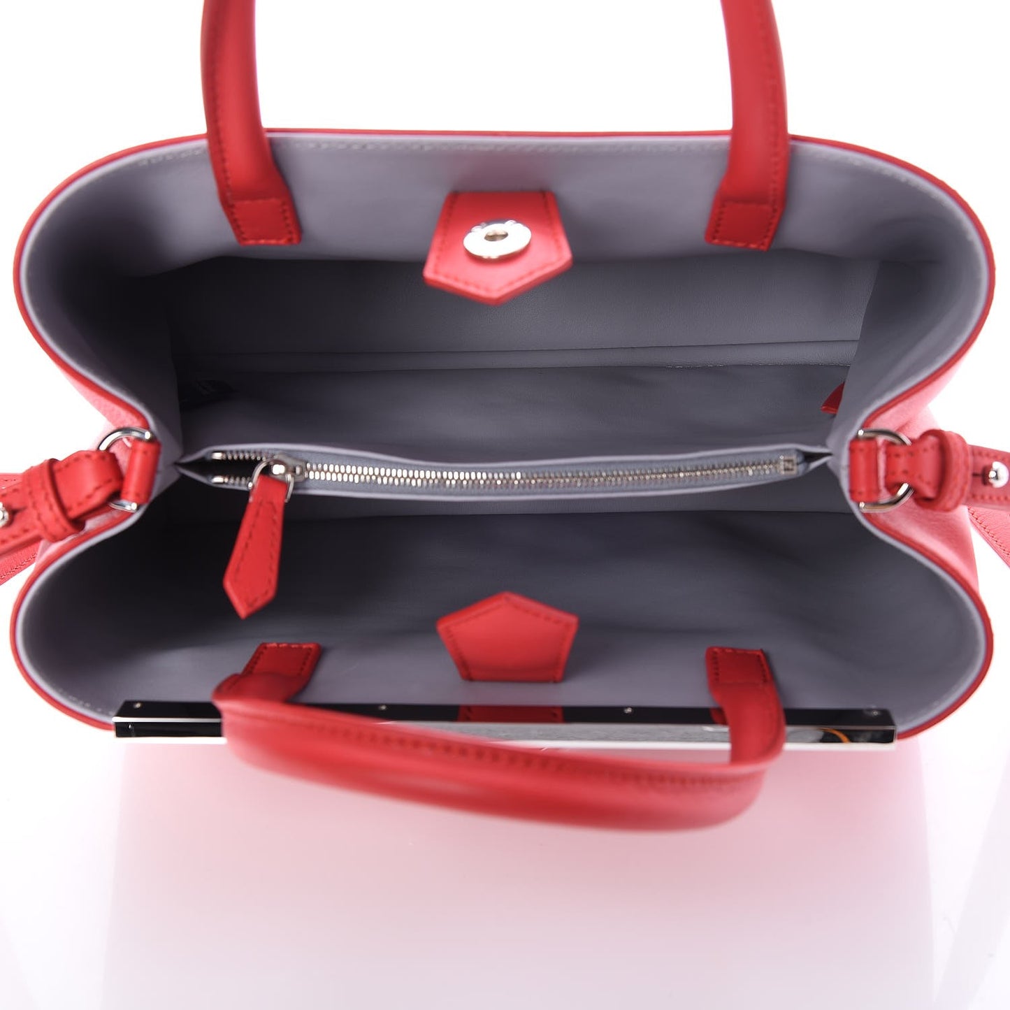 Vitello Dolce Century Petite 2Jours Tote Fiamma Ardesia