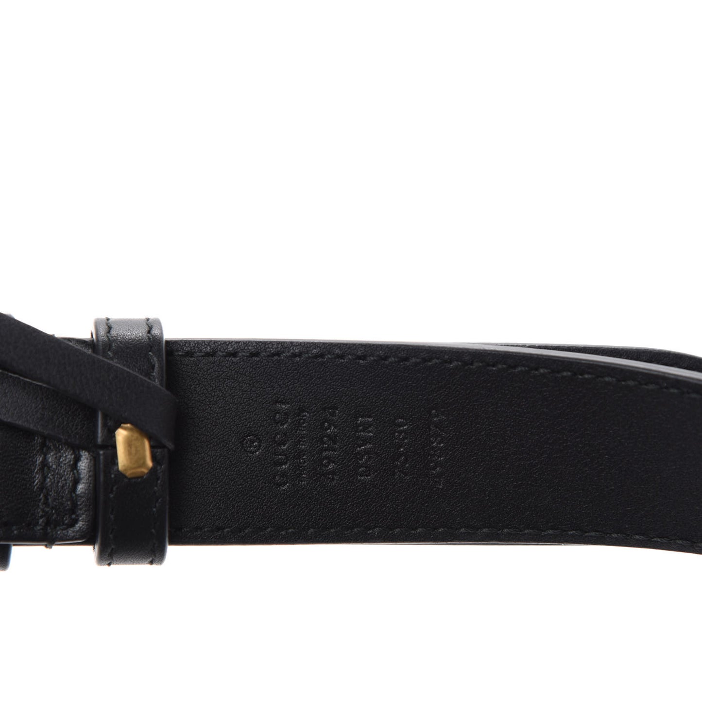 Calfskin Matelasse GG Marmont Belt Bag 75 30 Black