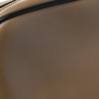Fendi Vitello Century Velvet F is Fendi FF Multicolor Bi-Color Camera Case Fango Black Multicolor 11 of 12