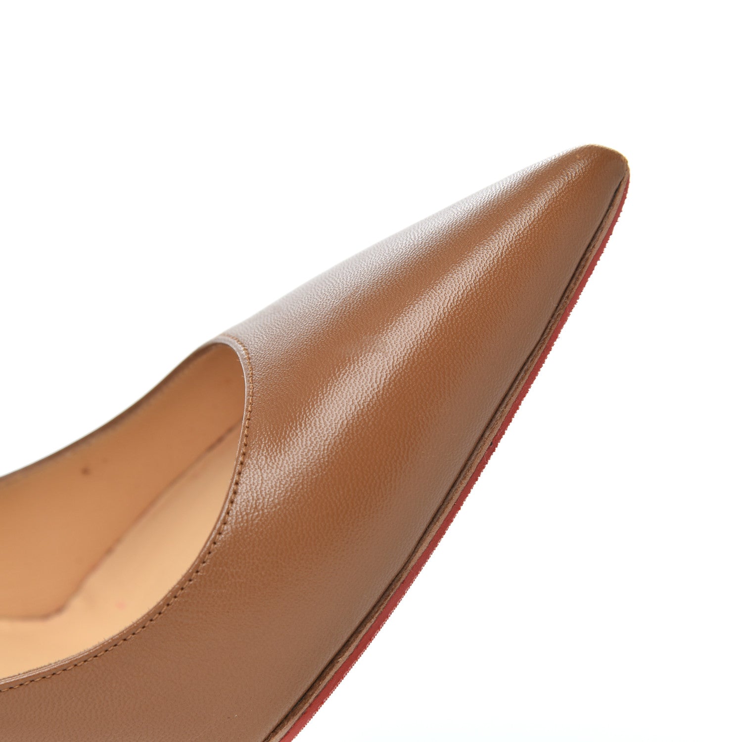 Christian Louboutin Kid Decollete 554 100 Pumps 38.5 Noisette 15 of 22