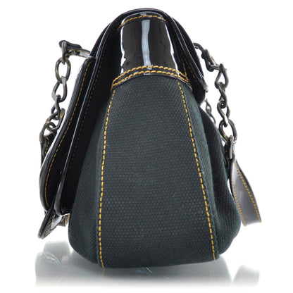 Fendi Toile Patent B Bag Black 4 of 10