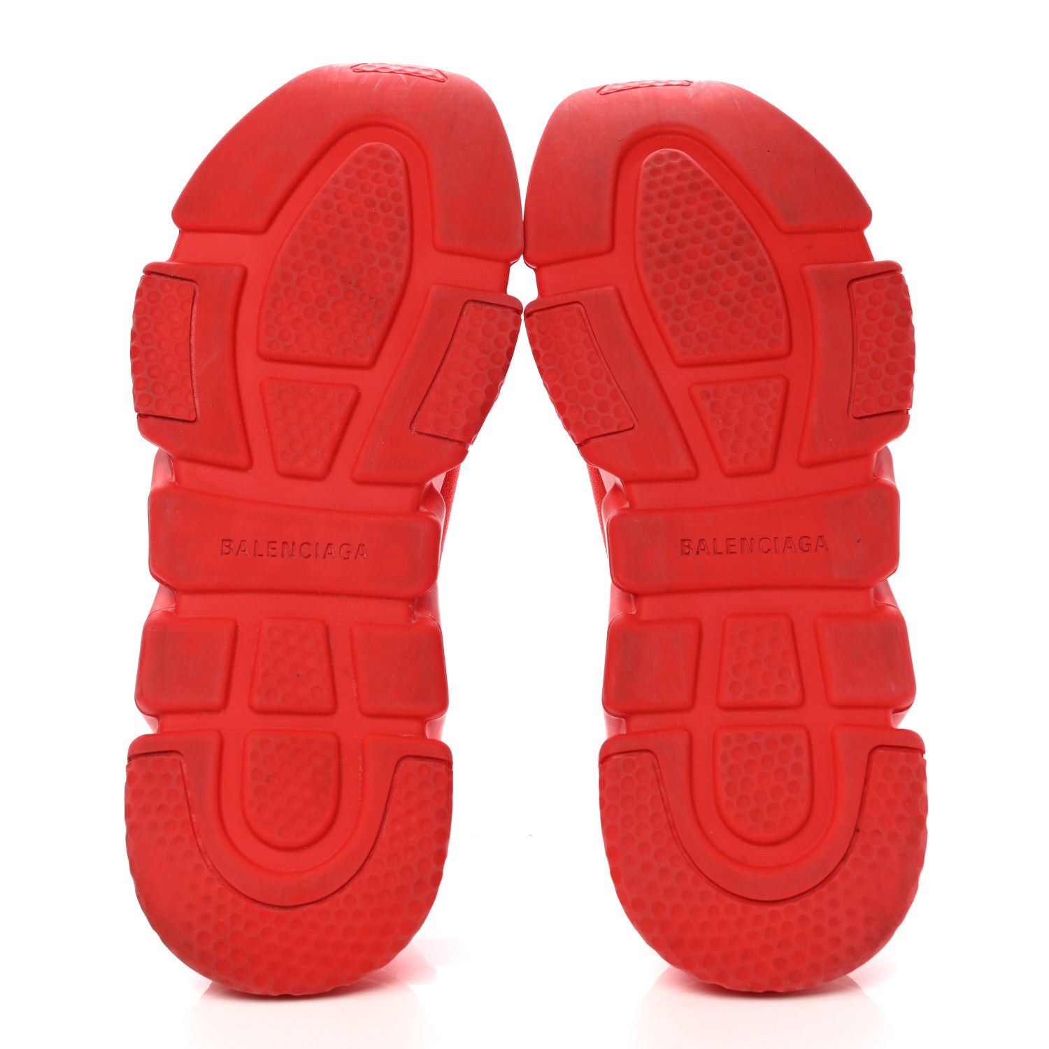 Balenciaga Neoprene Knit Soccer Mens Speed Sneakers 43 Intense Red White 5 of 9