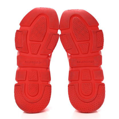 Balenciaga Neoprene Knit Soccer Mens Speed Sneakers 43 Intense Red White 5 of 9