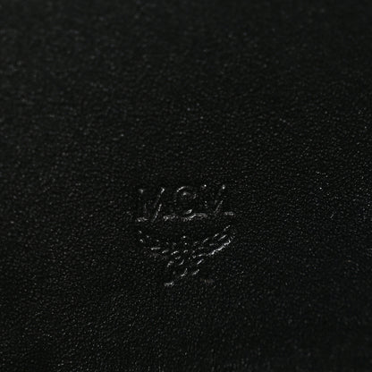 MCM Visetos Large Zip Around Wallet Black 6 of 7
