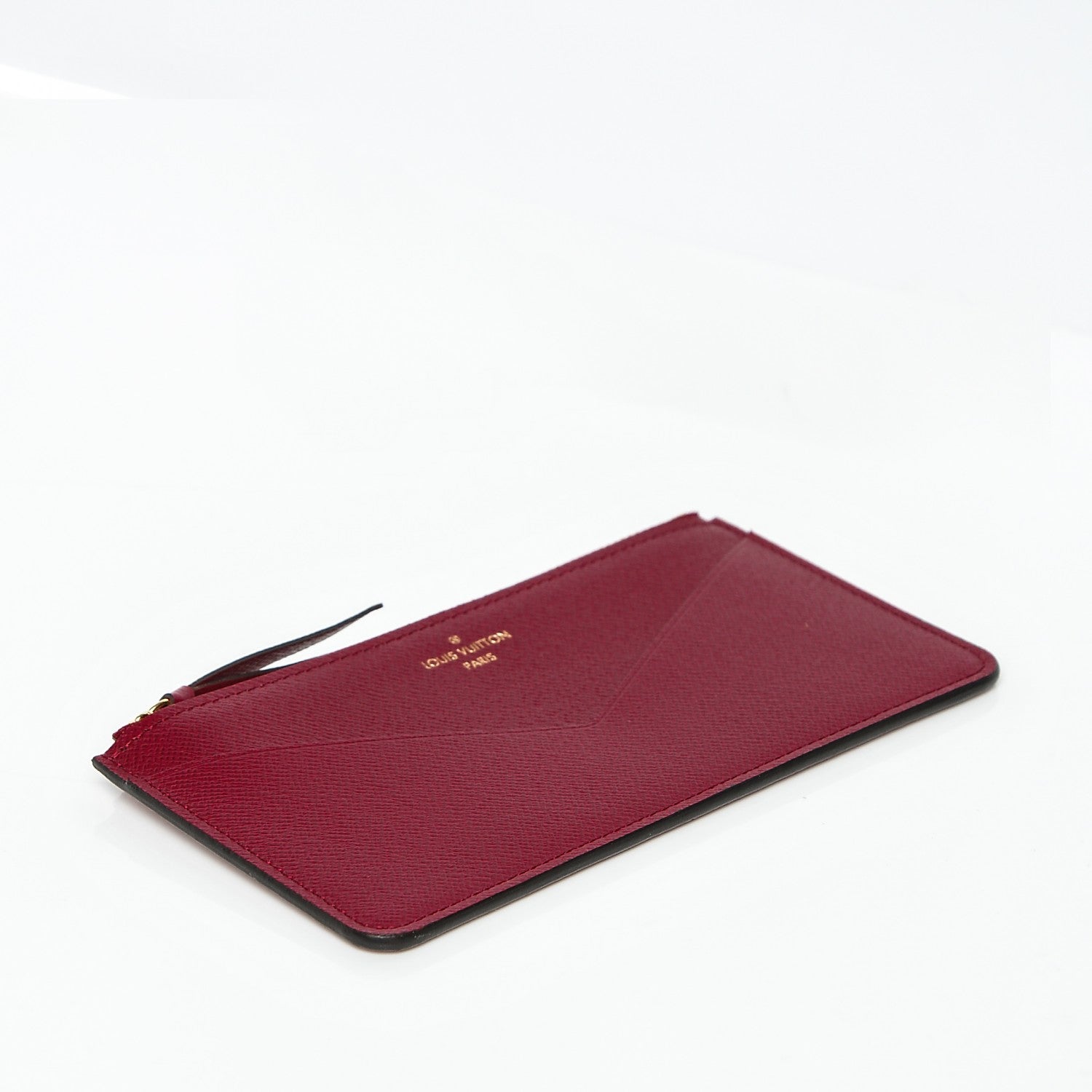 Louis Vuitton Calfskin Jeanne Wallet Zippered Insert Fuchsia 4 of 6