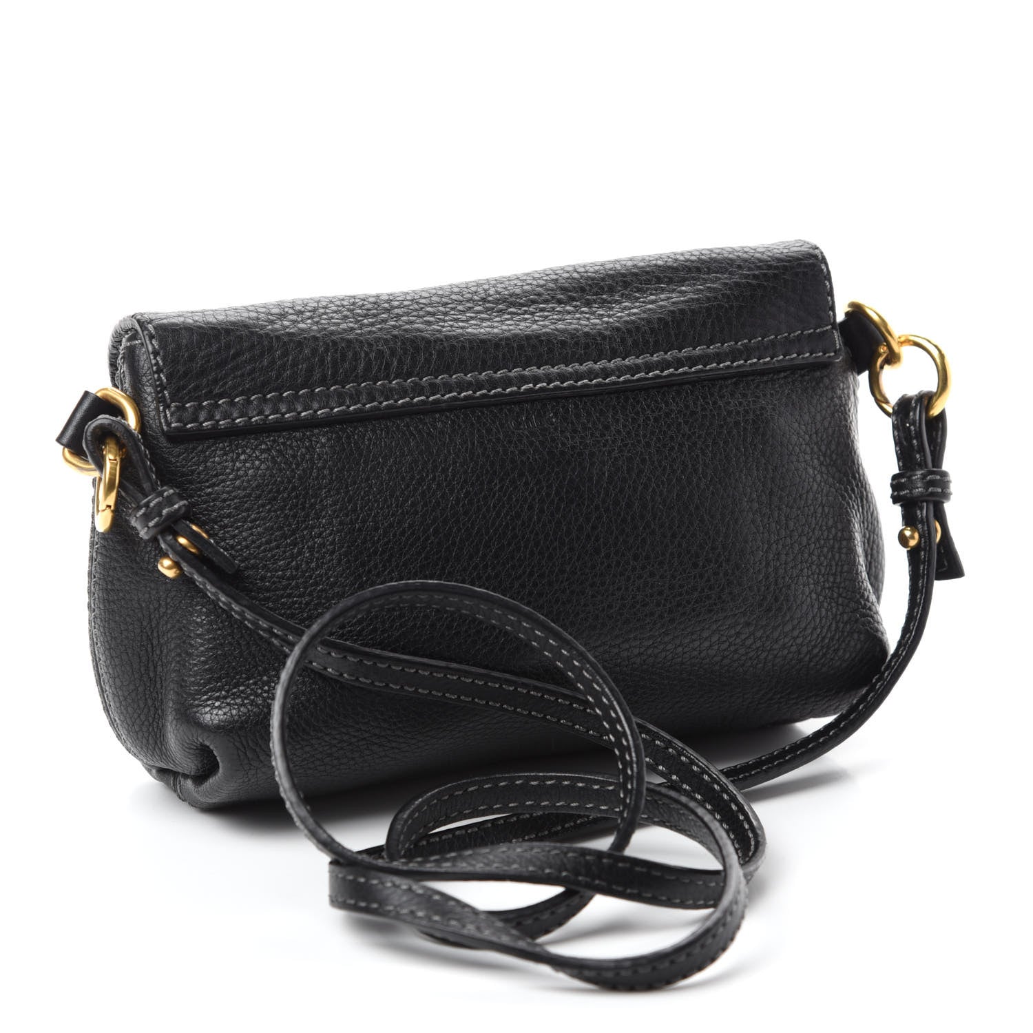 Chloe Calfskin Marcie Pochette Crossbody Bag Black 3 of 9