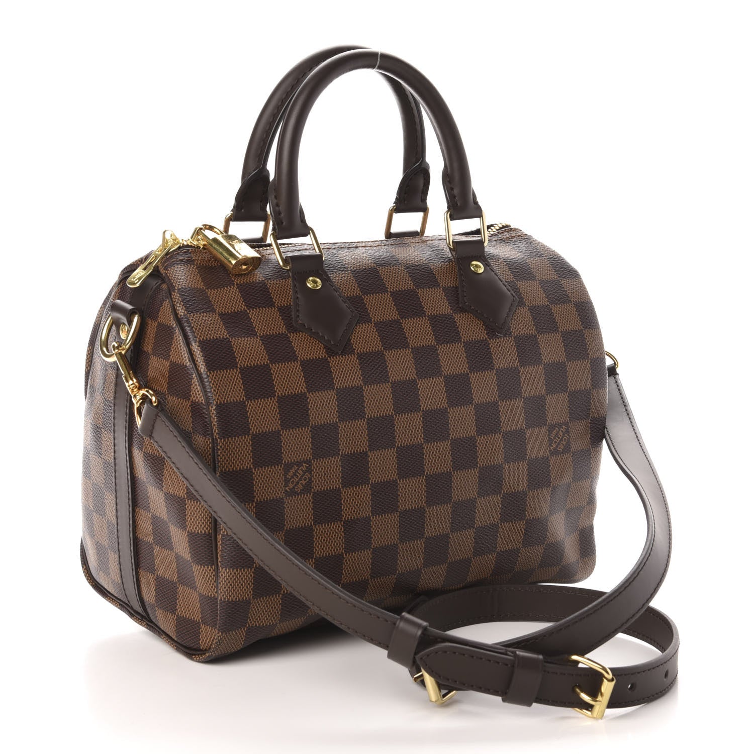 Louis Vuitton Damier Ebene Speedy Bandouliere 25 4 of 12