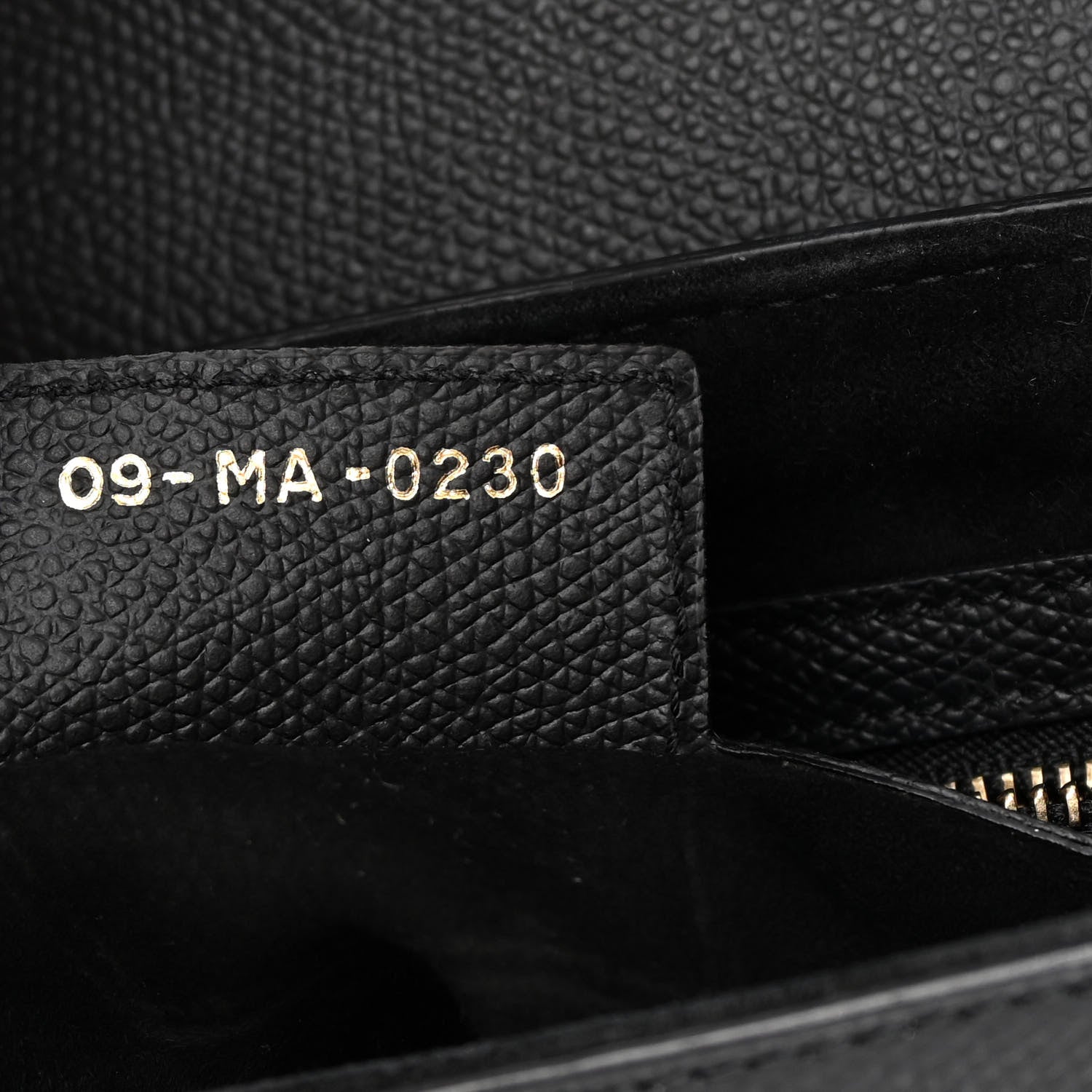 Christian Dior Grained Calfskin Saddle Bag Black 7 of 13