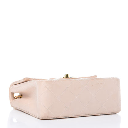 Chanel Lambskin Quilted Mini Square Flap Beige 4 of 21
