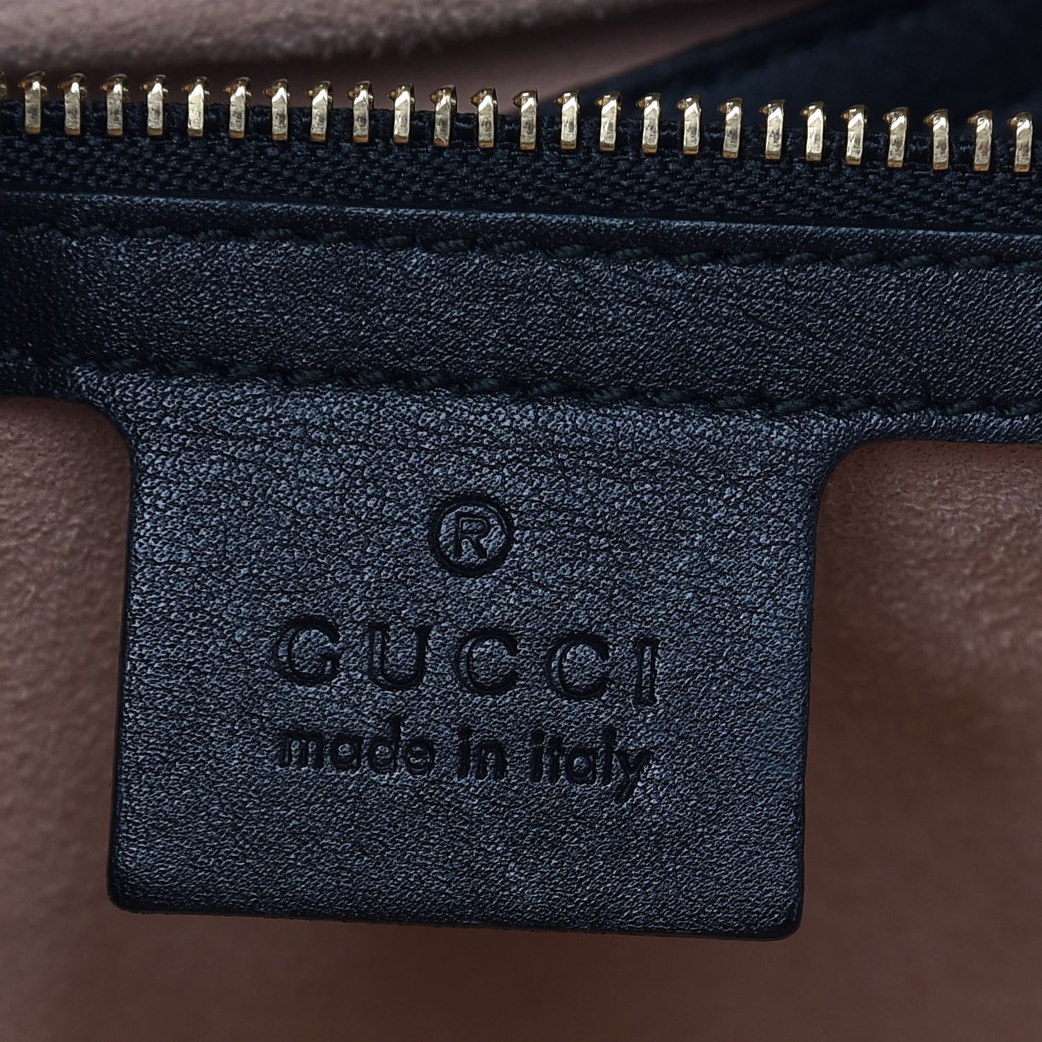 Gucci Apollo Calfskin GG Dadini Embroidered Chain Shoulder Tote Black 6 of 9