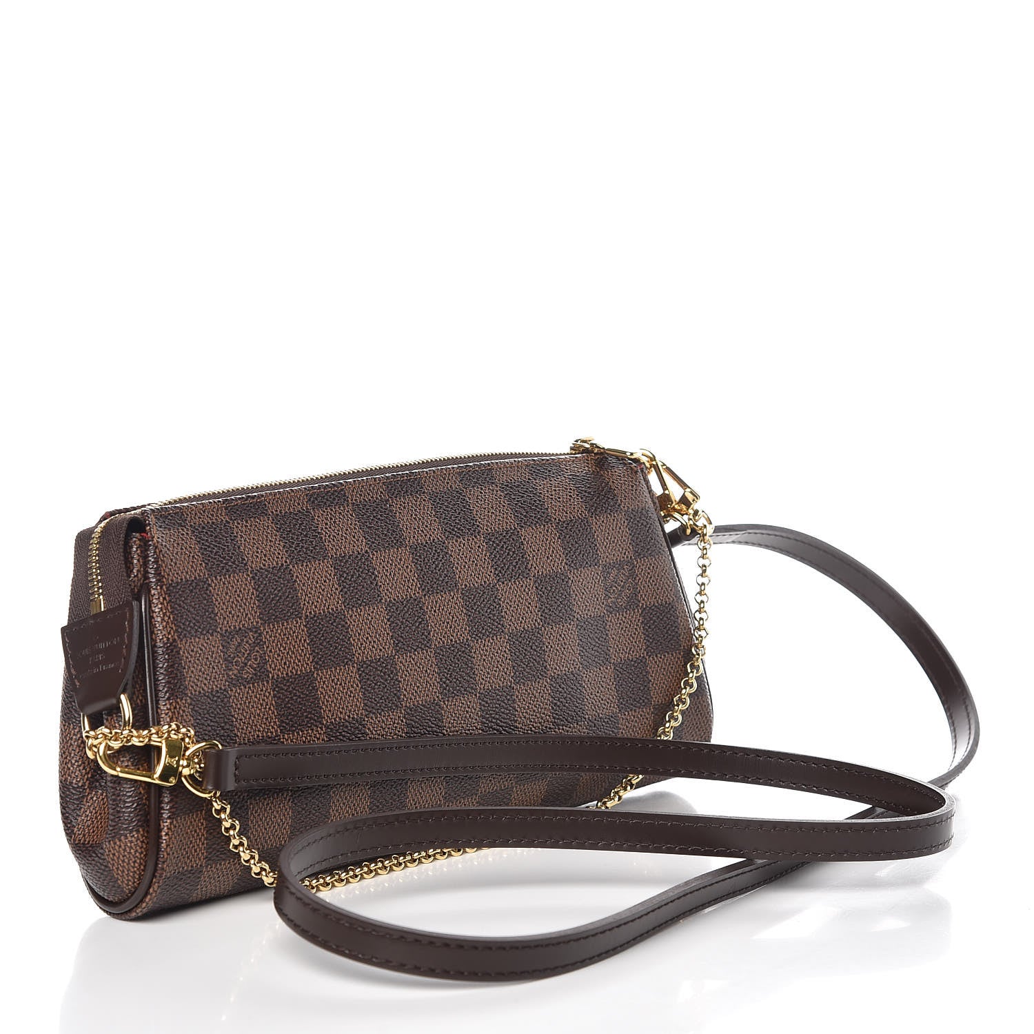 Louis Vuitton Damier Ebene Eva Clutch 3 of 11
