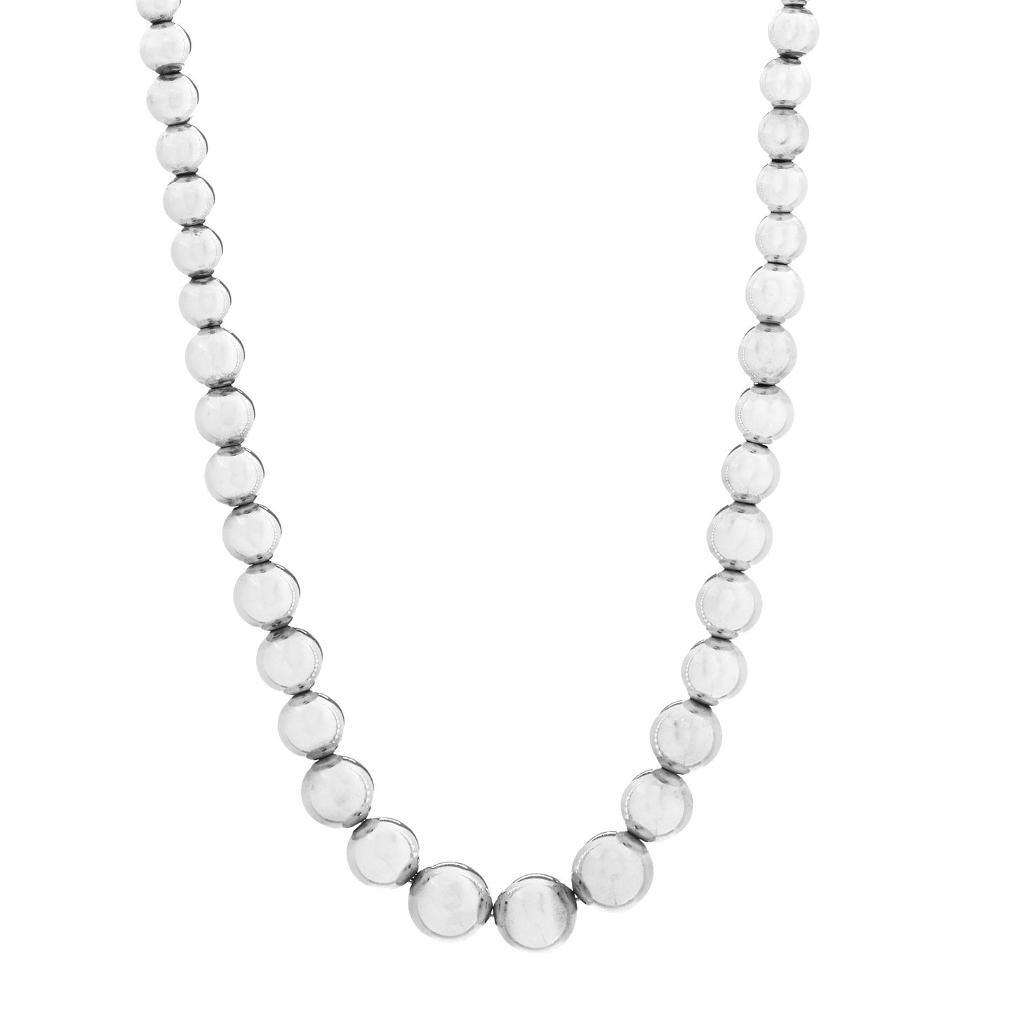 Sterling Silver HardWear Graduated Ball Necklace