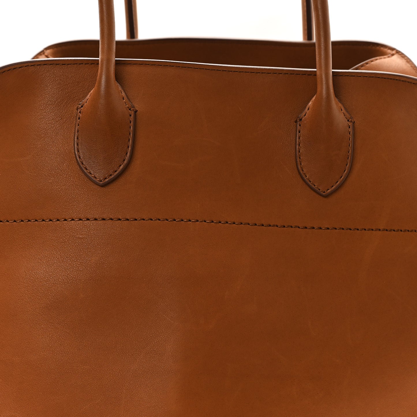 Polished Saddle Calfskin Soft Margaux 15 Cuir